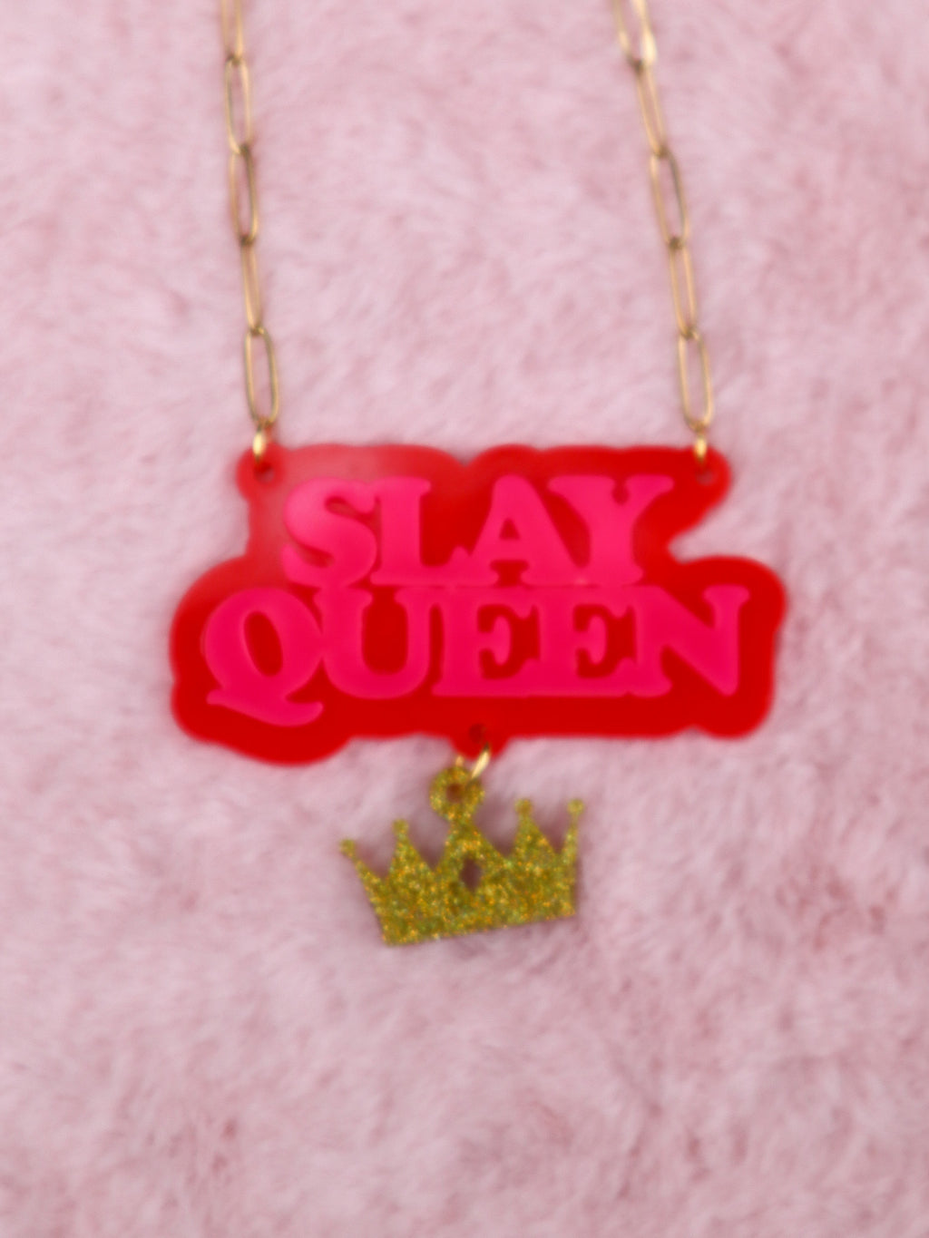 Slay Queen Necklace - with charm