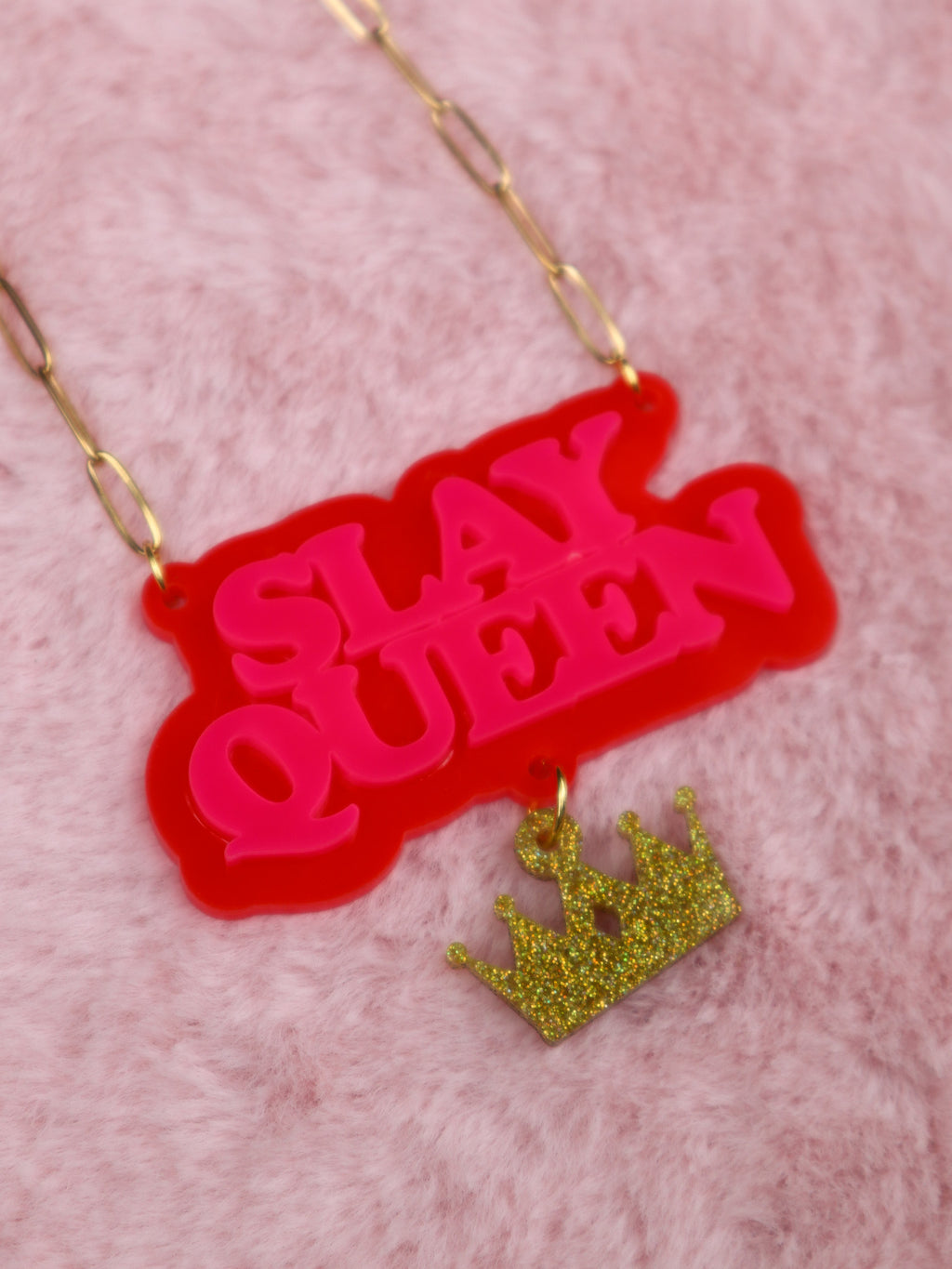 Slay Queen Necklace - with charm