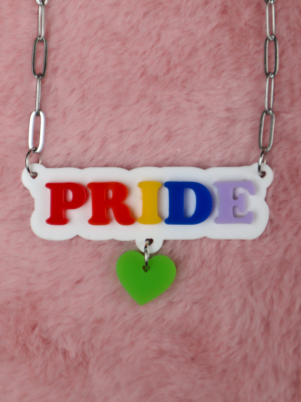 Rainbow Pride Necklace - with charm