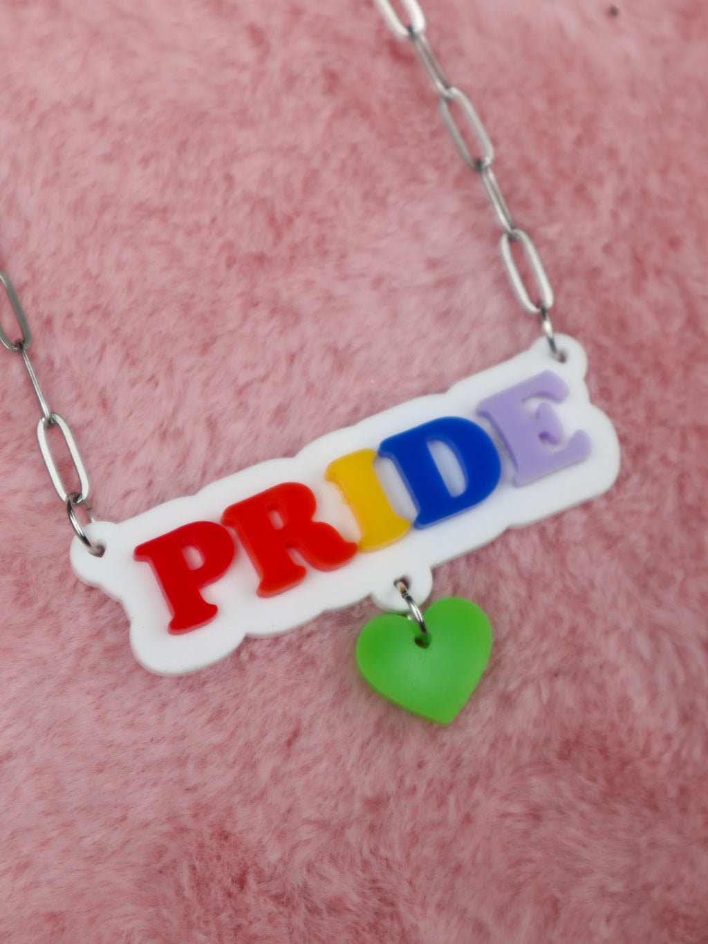 Rainbow Pride Necklace - with charm